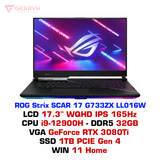  Laptop Gaming Asus ROG Strix SCAR 17 G733ZX LL016W 