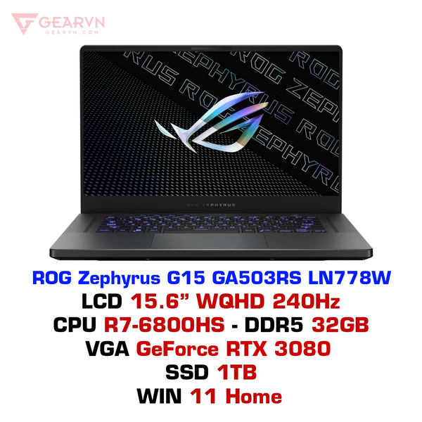  Laptop gaming ASUS ROG Zephyrus G15 GA503RS LN778W 