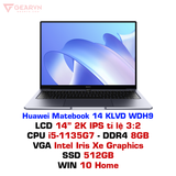  LAPTOP HUAWEI MATEBOOK 14 KLVD WDH9 