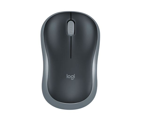 Chuột không dây Logitech M185 Wireless Black/Gray