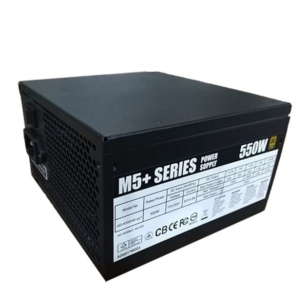  Nguồn PSU Andyson M5+ 550W 100% Japan Cap - Single Rail - 80 Plus Bronze PSU 