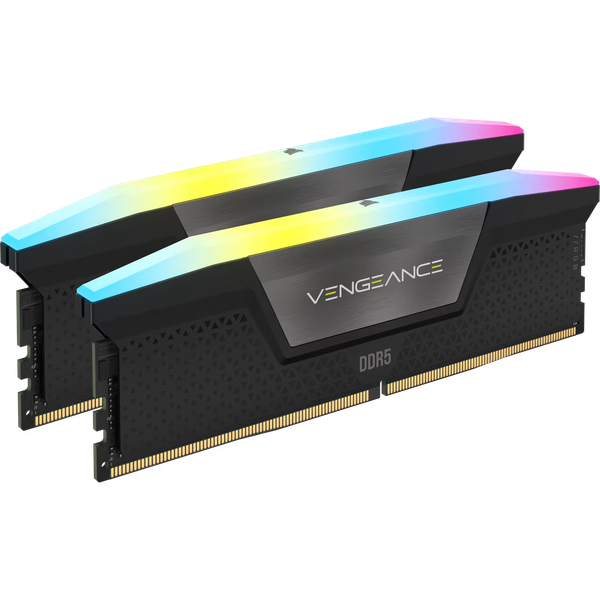  Ram Corsair Vengeance RGB 128GB (2x64GB) 6400 DDR5 (CMH128GX5M2B6400C42) 