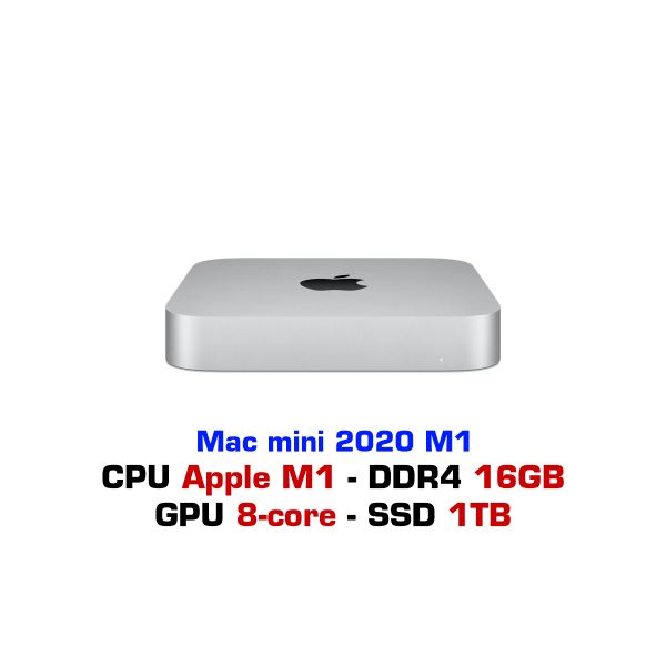  Mac Mini M1 8GPU 16GB 1TB Z12P000HM 