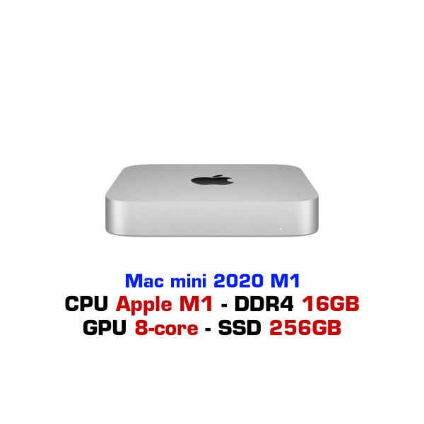 Mac Mini M1 8GPU 16GB 256GB Z12N000B8 SILVER