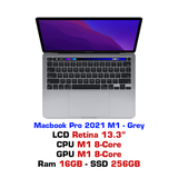  Macbook Pro 13 2020 M1 8GB 256GB MYD82SA/A - Grey 