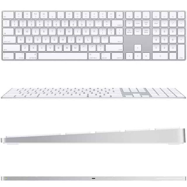  Apple Magic Keyboard with Numeric Keypad - Silver 