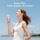  Quạt du lịch cầm tay Jisulife Super mini Turbo fan 4500Mah FA42-1 Brown J1579 