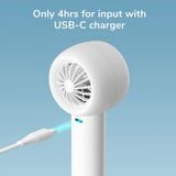  Quạt du lịch cầm tay Jisulife Super mini Turbo fan 4500Mah FA42-1 White J1593 