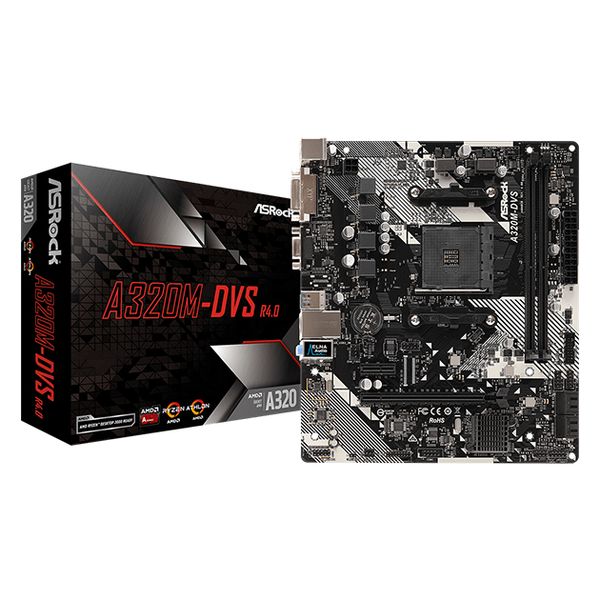  Bo mạch chủ  Asrock A320M-DVS R4.0 