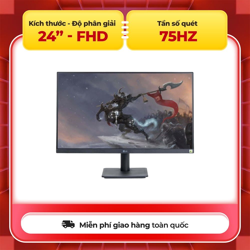 Màn hình LG 24MP400B 24 inch IPS 75Hz chính hãng, giá rẻ