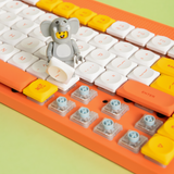  Bàn Phím MIKIT CL80 Marmalade Low Profile TTC Mini Gold Pink 