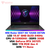  Laptop gaming MSI Raider GE67 HX 12UGS 097VN 