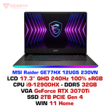  Laptop gaming MSI Raider GE77 HX 12UGS 230VN 