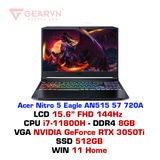  Laptop Gaming Acer Nitro 5 Eagle AN515 57 720A 