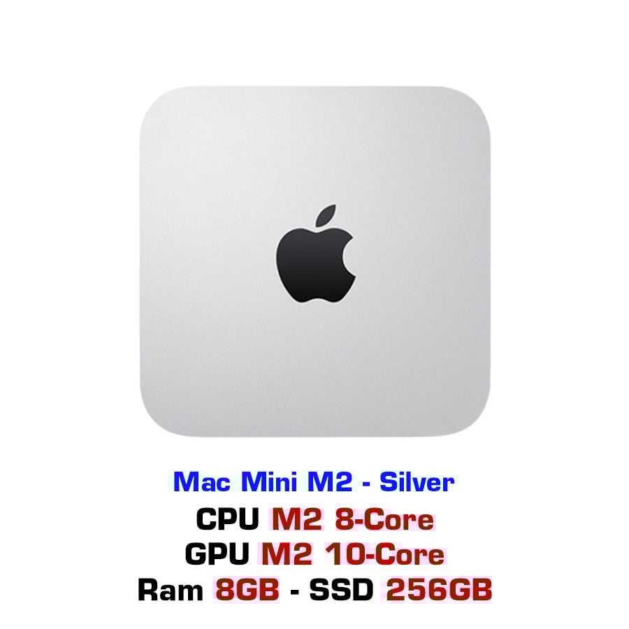 Mac Mini M2 8CPU 10GPU 8GB 256GB Silver MMFJ3SA/A