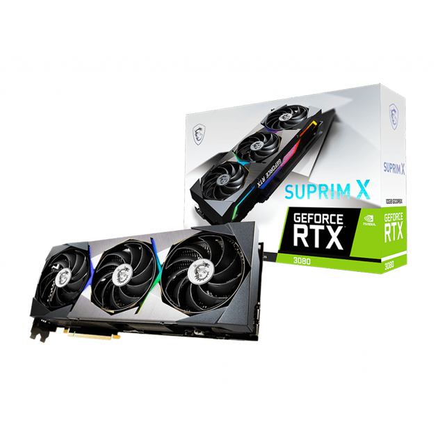 Card Màn Hình Msi Geforce Rtx 3080 Suprim X 10G (Lhr)