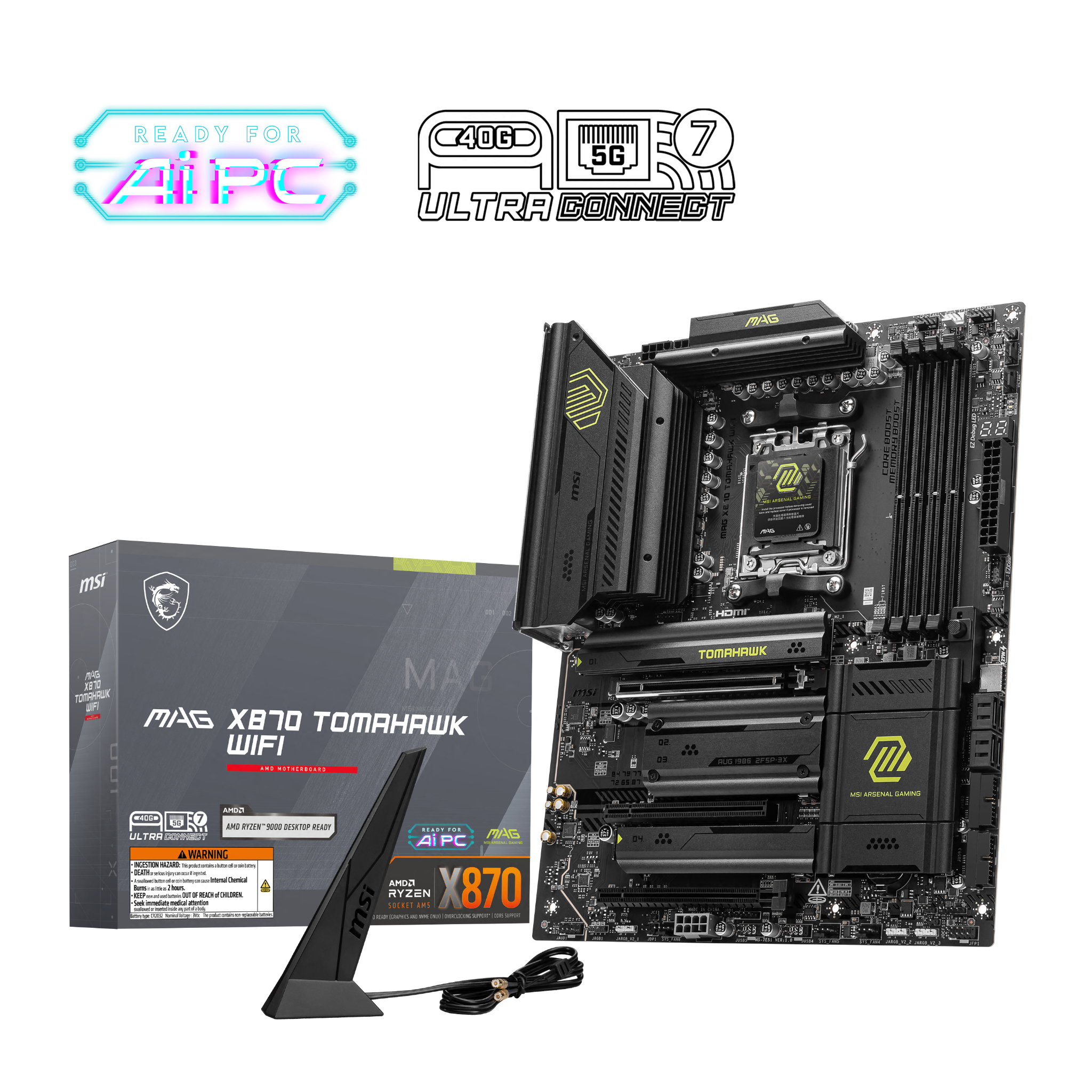 Bo Mạch Chủ Msi Mag X870 Tomahawk Wifi (Ddr5)