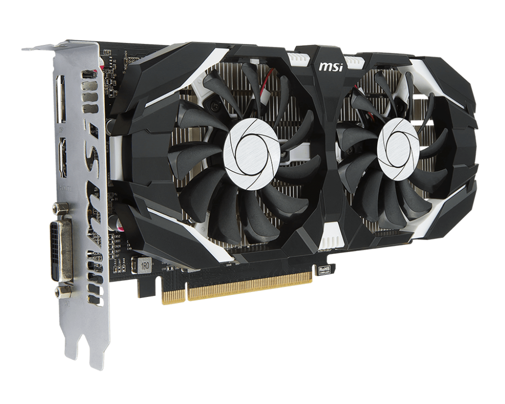 MSI GeForce GTX 1050 Ti 4G OC グラフィックボード VD6191 : MSI Computer V809-2277R Video Card (GTX 1050 TI 4GT OC