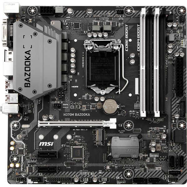  Msi H370M BAZOOKA LGA1151v2 