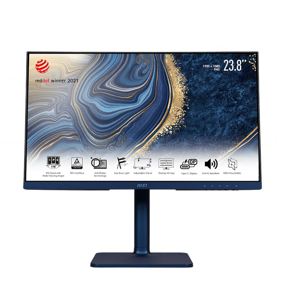 Màn hình MSI Modern MD241P Ultramarine 24 inch IPS 75Hz USBC – GEARVN.COM