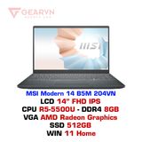  Laptop MSI Modern 14 B5M 204VN 