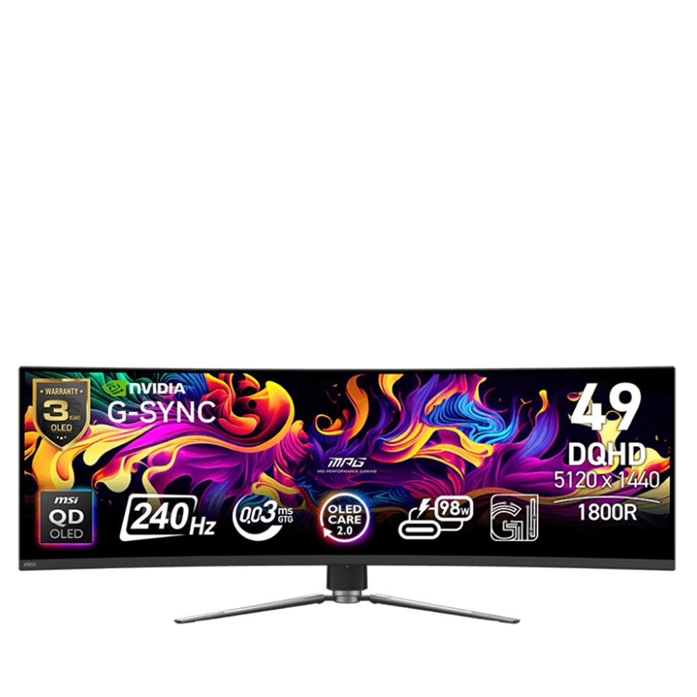 Màn hình cong MSI MPG 491CQPX QD-OLED 49" QD-OLED 2K 240Hz USBC chuyên game