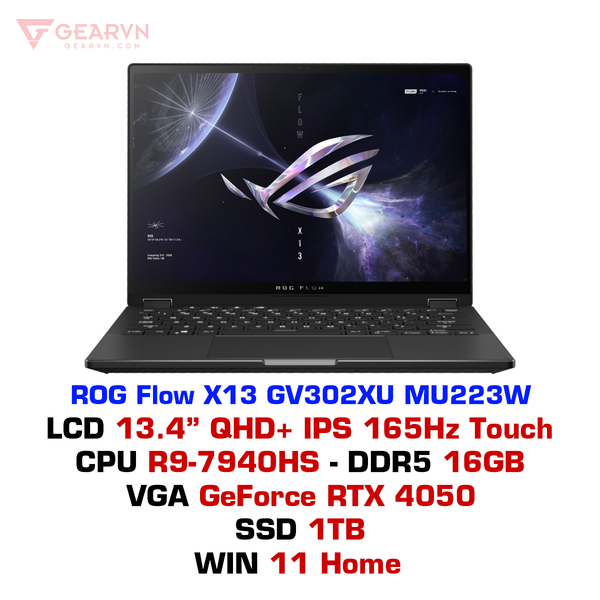 Laptop gaming ASUS ROG Flow X13 GV302XU MU223W 