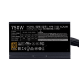  Nguồn máy tính Cooler Master MWE 750 - 80 Plus Bronze V2 FR (750W) 