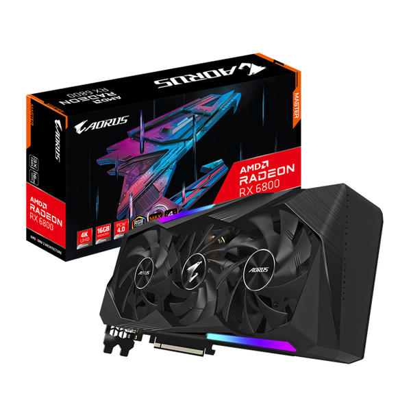  GIGABYTE AORUS Radeon RX 6800 MASTER 16G 