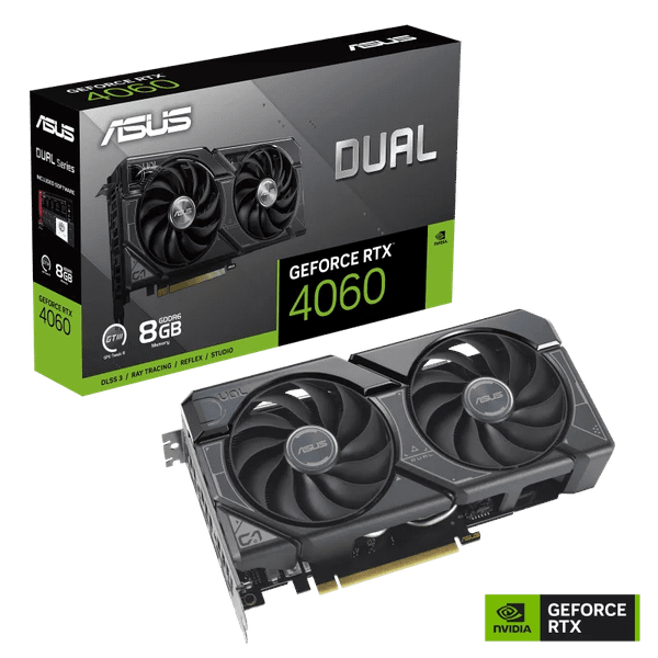 Card màn hình ASUS Dual GeForce RTX 4060 8GB GDDR6 (DUAL-RTX4060-8G)