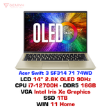  Laptop Acer Swift 3 SF314 71 74WD 
