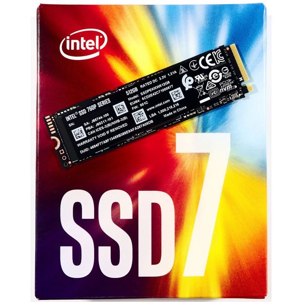  Ô cứng SSD Intel 760P 256GB NVMe M.2 2280 PCIe Gen 3.0 x4 