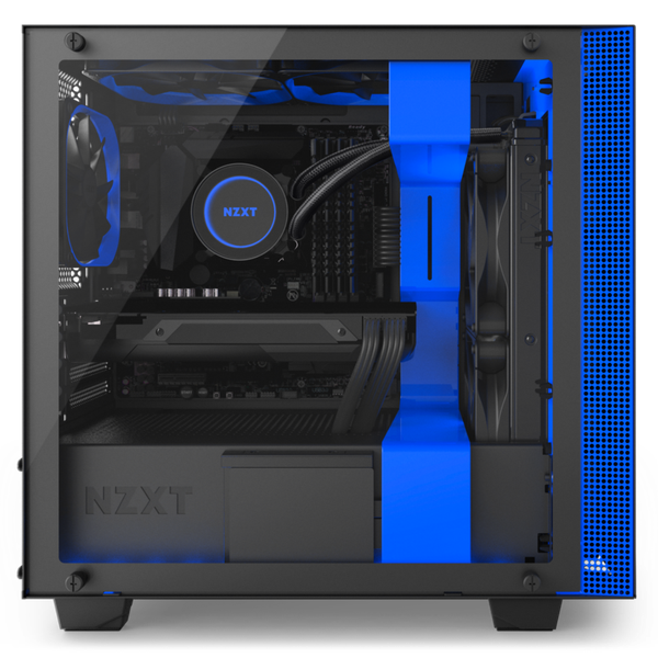  Case NZXT H400i Black Blue 