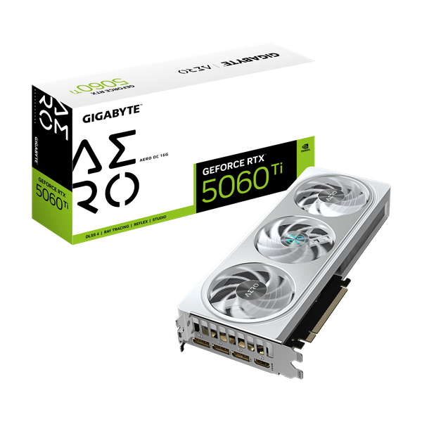  Card màn hình Gigabyte GeForce RTX 5060 Ti AERO OC 16GB 