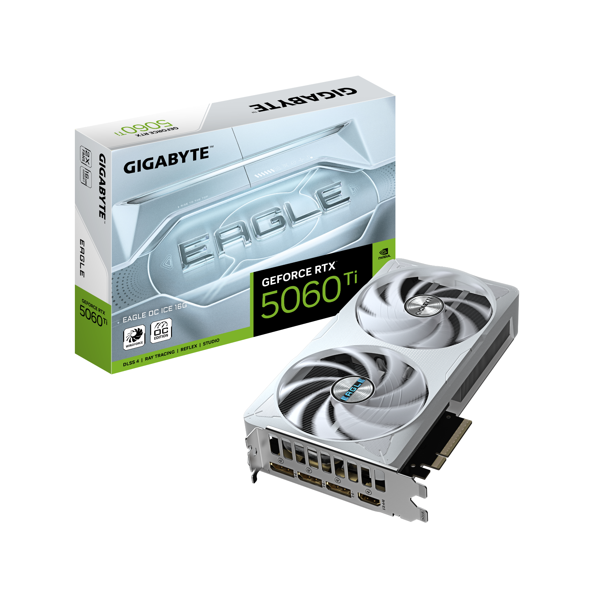 Card màn hình Gigabyte GeForce RTX 5060 Ti Eagle Ice OC 16GB