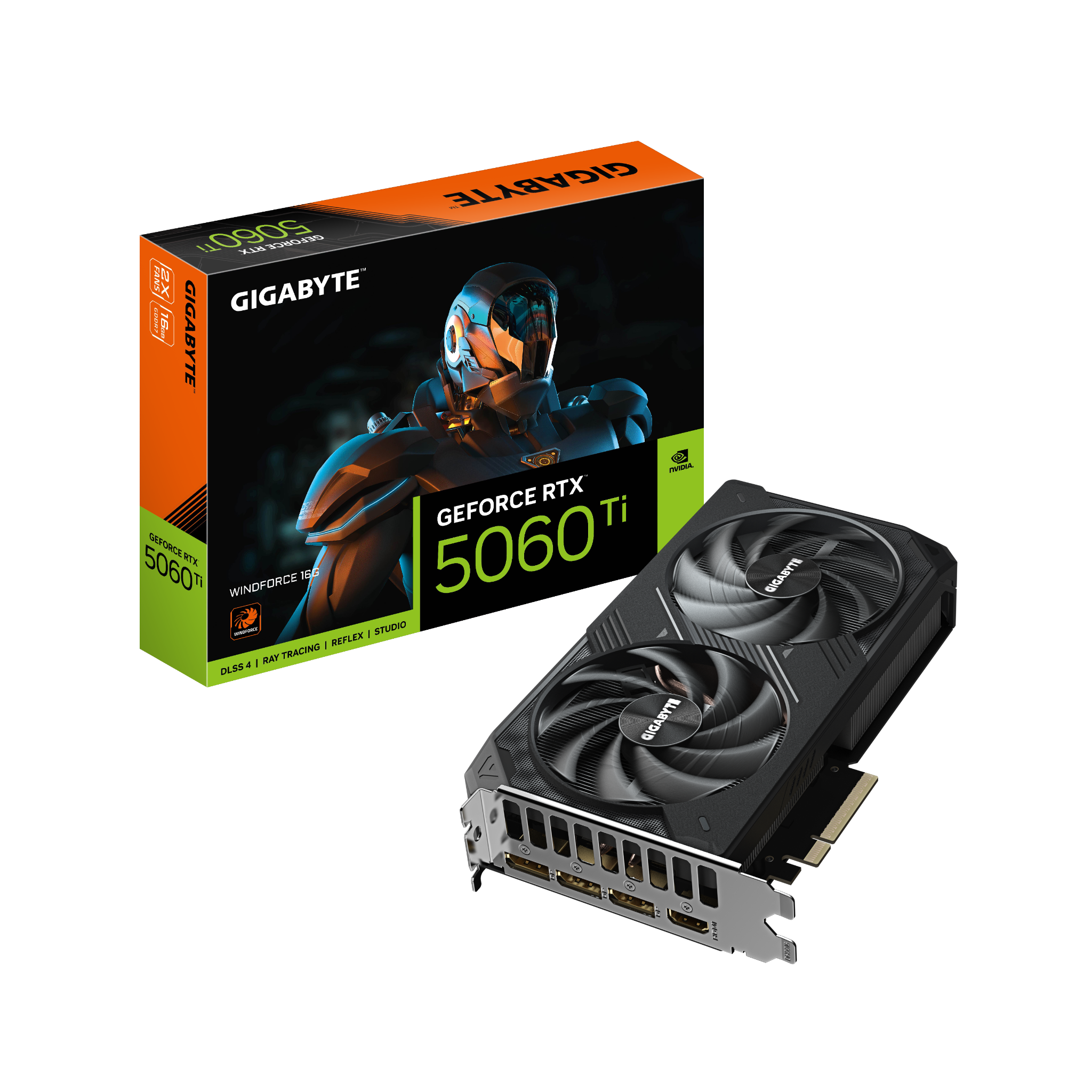 Card màn hình Gigabyte GeForce RTX 5060 Ti Windforce 16GB