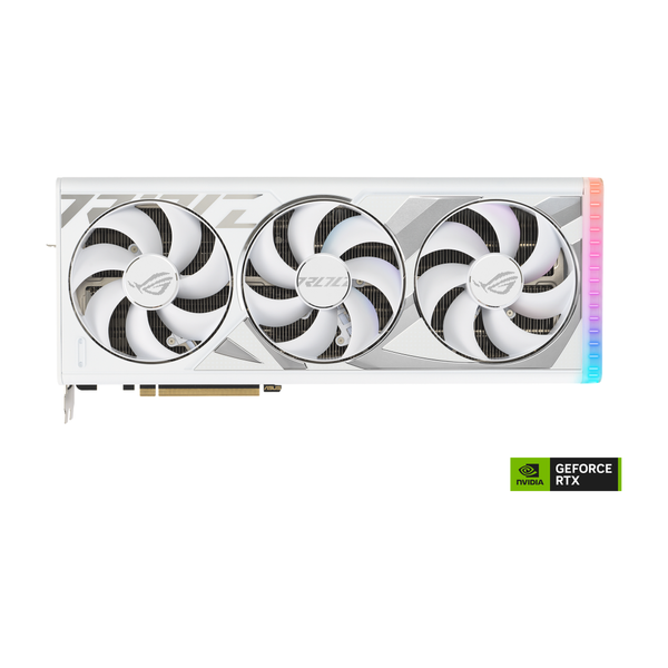  Card màn hình ASUS ROG Strix GeForce RTX 4090 OC White Edition 24GB (ROG-STRIX-RTX4090-O24G-WHITE) 