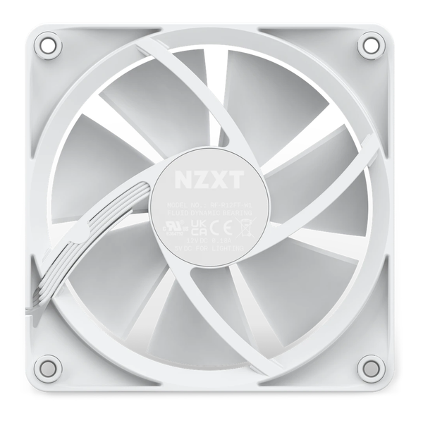  Fan NZXT F120 RGB Single White 