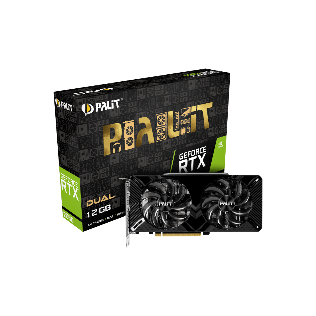 Card màn hình Palit GeForce RTX2060 Dual 12G DDR6