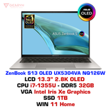  Laptop ASUS ZenBook S13 OLED UX5304VA NQ126W 