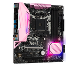  Mainboard Asrock B450M Steel Legend Pink 