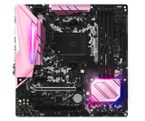  Mainboard Asrock B450M Steel Legend Pink 