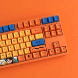  Bàn phím cơ AKKO 3087 RF Dragon Ball Z Goku Akko V3 Cream Yellow switch 