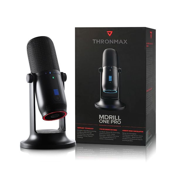  Microphone Thronmax Mdrill One Jet Black M2 