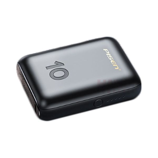  Sạc dự phòng PISEN Quick SUPER Mini 10000mAh (PD & QC, 18W ) - LS-DY01 BLACK 