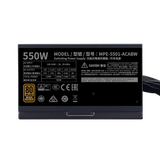  ( 550W ) Nguồn Cooler Master MWE 550 BRONZE - V2 230V 