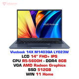  Laptop Asus Vivobook 14X M1403QA LY023W 