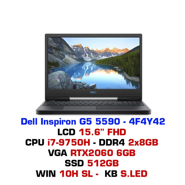  Laptop Dell Inspiron G5 5590 4F4Y42 