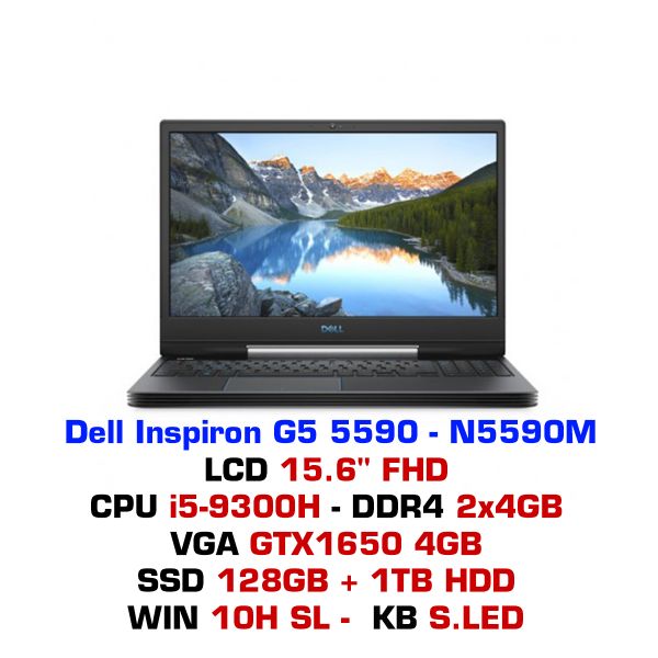  Laptop Gaming Dell Inspiron G5-5590 (N5590M) 