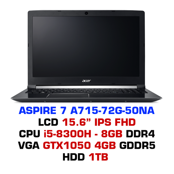  Laptop Acer Aspire 7 A715-72G-50NA 